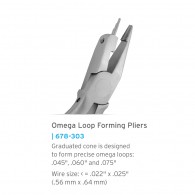 Omega Loop Forming Pliers #678-303